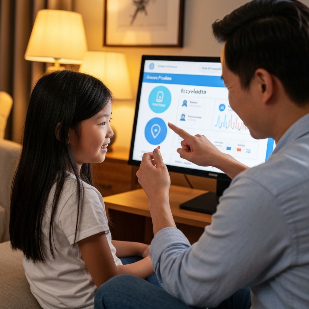 Security - Family protected by encryption